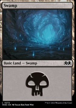 Swamp (V.3)⁣ - Wilds of Eldraine⁣ (Land)⁣ [272]