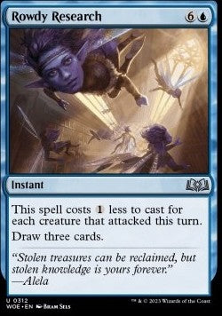Rowdy Research⁣ - Wilds of Eldraine: Extras⁣ (Uncommon)⁣ [312]