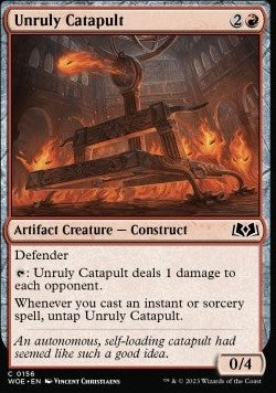 Unruly Catapult⁣ - Wilds of Eldraine⁣ (Common)⁣ [156]