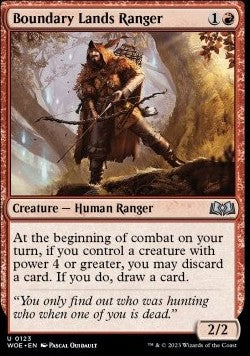 Boundary Lands Ranger⁣ - Wilds of Eldraine⁣ (Uncommon)⁣ [123]