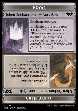 Royal Role / Young Hero Role Token⁣ - Wilds of Eldraine: Extras⁣ (Token)⁣ [16]