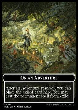 On an Adventure Token⁣ - Wilds of Eldraine: Extras⁣ (Token)⁣ [18]