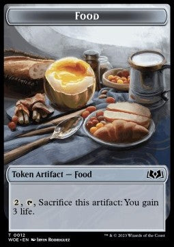 Food Token (V.3)⁣ - Wilds of Eldraine: Extras⁣ (Token)⁣ [12]