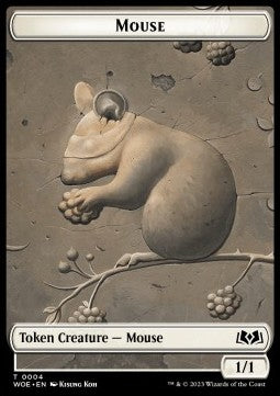 Mouse Token (White 1/1)⁣ - Wilds of Eldraine: Extras⁣ (Token)⁣ [4]