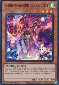 Libromancer Geek Boy⁣ - 25th Anniversary Tin: Dueling Heroes Mega Pack⁣ (Ultra Rare)⁣ [001]