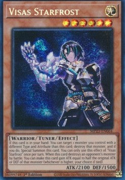 Visas Starfrost⁣ - 25th Anniversary Tin: Dueling Heroes Mega Pack⁣ (Secret Rare)⁣ [064]