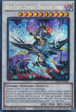 Red-Eyes Zombie Dragon Lord⁣ - 25th Anniversary Tin: Dueling Heroes Mega Pack⁣ (Secret Rare)⁣ [083]