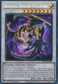 Skeletal Dragon Felgrand⁣ - 25th Anniversary Tin: Dueling Heroes Mega Pack⁣ (Secret Rare)⁣ [084]