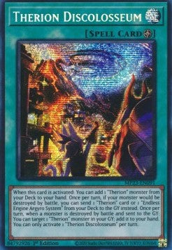 Therion Discolosseum⁣ - 25th Anniversary Tin: Dueling Heroes Mega Pack⁣ (Secret Rare)⁣ [091]