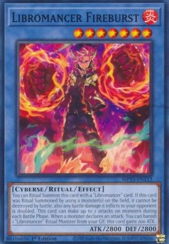 Libromancer Fireburst⁣ - 25th Anniversary Tin: Dueling Heroes Mega Pack⁣ (Rare)⁣ [112]