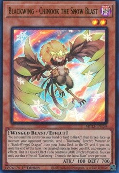Blackwing - Chinook the Snow Blast⁣ - 25th Anniversary Tin: Dueling Heroes Mega Pack⁣ (Ultra Rare)⁣ [154]