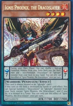 Ignis Phoenix, the Dracoslayer⁣ - 25th Anniversary Tin: Dueling Heroes Mega Pack⁣ (Secret Rare)⁣ [172]