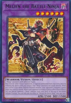 Meizen the Battle Ninja⁣ - 25th Anniversary Tin: Dueling Heroes Mega Pack⁣ (Rare)⁣ [185]