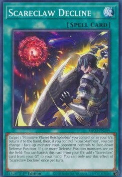 Scareclaw Decline⁣ - 25th Anniversary Tin: Dueling Heroes Mega Pack⁣ (Common)⁣ [199]