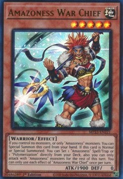 Amazoness War Chief⁣ - 25th Anniversary Tin: Dueling Heroes Mega Pack⁣ (Ultra Rare)⁣ [221]