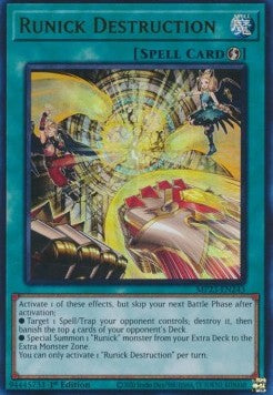 Runick Destruction⁣ - 25th Anniversary Tin: Dueling Heroes Mega Pack⁣ (Ultra Rare)⁣ [243]