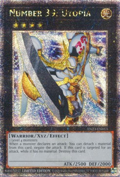 Number 39: Utopia⁣ - 25th Anniversary Tin: Dueling Heroes⁣ (Quarter Century Secret Rare)⁣ [013]