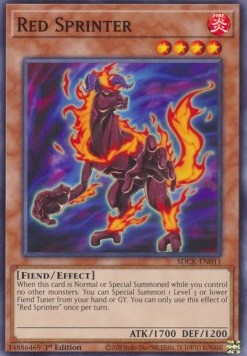 Red Sprinter⁣ - Structure Deck: The Crimson King⁣ (Common)⁣ [011]