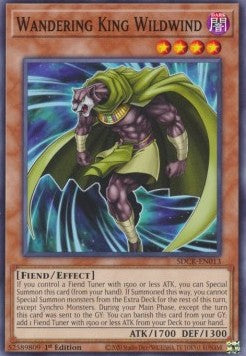 Wandering King Wildwind⁣ - Structure Deck: The Crimson King⁣ (Common)⁣ [013]