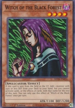 Witch of the Black Forest⁣ - Structure Deck: The Crimson King⁣ (Common)⁣ [024]