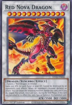 Red Nova Dragon⁣ - Structure Deck: The Crimson King⁣ (Common)⁣ [046]