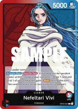 Nefeltari Vivi (OP04-001) (V.1)⁣ - Kingdoms of Intrigue⁣ (Leader)⁣ [001]