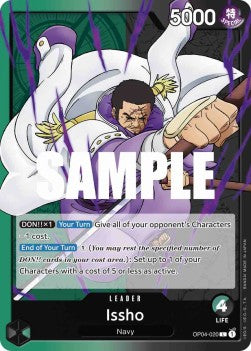 Issho (OP04-020) (V.1)⁣ - Kingdoms of Intrigue⁣ (Leader)⁣ [020]