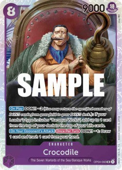 Crocodile (OP04-060) (V.1)⁣ - Kingdoms of Intrigue⁣ (Super Rare)⁣ [060]