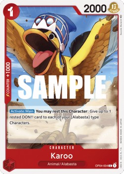 Karoo (OP04-004)⁣ - Kingdoms of Intrigue⁣ (Common)⁣ [004]