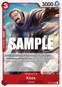 Koza (OP04-006)⁣ - Kingdoms of Intrigue⁣ (Uncommon)⁣ [006]