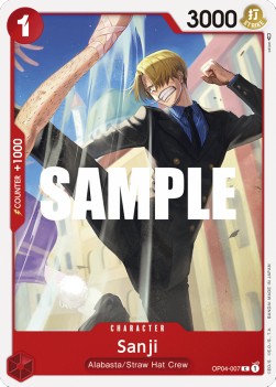 Sanji (OP04-007)⁣ - Kingdoms of Intrigue⁣ (Common)⁣ [007]