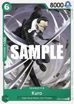 Kuro (OP04-023)⁣ - Kingdoms of Intrigue⁣ (Common)⁣ [023]