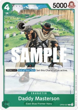 Daddy Masterson (OP04-027)⁣ - Kingdoms of Intrigue⁣ (Common)⁣ [027]