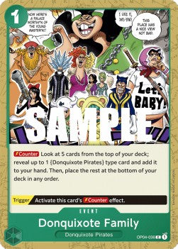 Donquixote Family (OP04-036)⁣ - Kingdoms of Intrigue⁣ (Common)⁣ [036]