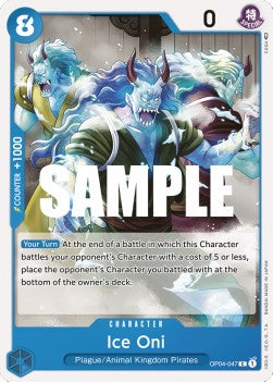 Ice Oni (OP04-047)⁣ - Kingdoms of Intrigue⁣ (Common)⁣ [047]