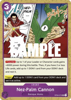 Nez-Palm Cannon (OP04-075)⁣ - Kingdoms of Intrigue⁣ (Uncommon)⁣ [075]