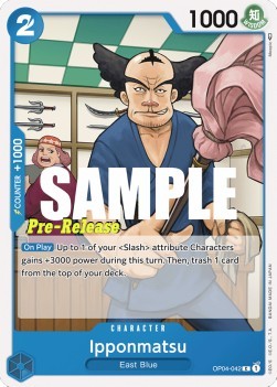 Ipponmatsu (OP04-042)⁣ - Promos: Kingdoms of Intrigue⁣ (Common)⁣ [042]