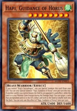 Hapi, Guidance of Horus⁣ - Age of Overlord⁣ (Super Rare)⁣ [013]