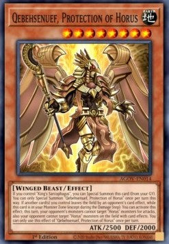 Qebehsenuef, Protection of Horus⁣ - Age of Overlord⁣ (Super Rare)⁣ [014]