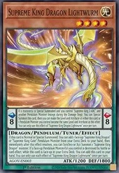 Supreme King Dragon Lightwurm⁣ - Age of Overlord⁣ (Common)⁣ [002]