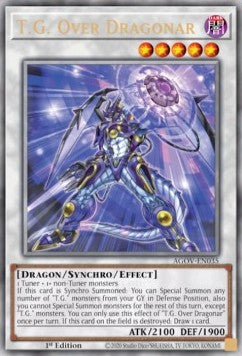 T.G. Over Dragonar (V.2 - Quarter Century Secret Rare)⁣ - Age of Overlord⁣ (Quarter Century Secret Rare)⁣ [035]