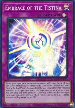 Embrace of the Tistina⁣ - Age of Overlord⁣ (Super Rare)⁣ [091]