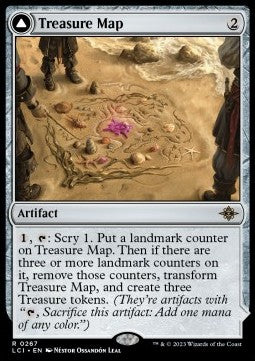 Treasure Map / Treasure Cove⁣ - The Lost Caverns of Ixalan⁣ (Rare)⁣ [267]
