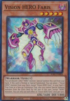 Vision HERO Faris (V.1 - Super Rare)⁣ - 25th Anniversary Rarity Collection⁣ (Super Rare)⁣ [004]