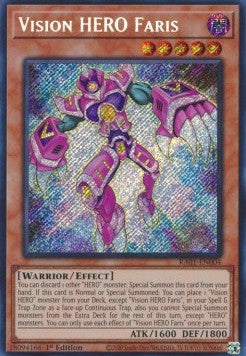 Vision HERO Faris (V.3 - Secret Rare)⁣ - 25th Anniversary Rarity Collection⁣ (Secret Rare)⁣ [004]