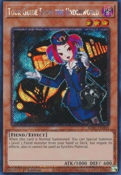 Tour Guide From the Underworld (V.4 - Platinum Secret Rare)⁣ - 25th Anniversary Rarity Collection⁣ (Platinum Secret Rare)⁣ [005]