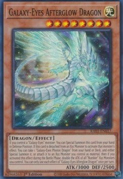 Galaxy-Eyes Afterglow Dragon (V.1 - Super Rare)⁣ - 25th Anniversary Rarity Collection⁣ (Super Rare)⁣ [017]