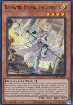 Dogmatika Ecclesia, the Virtuous (V.1 - Super Rare)⁣ - 25th Anniversary Rarity Collection⁣ (Super Rare)⁣ [020]