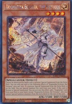 Dogmatika Ecclesia, the Virtuous (V.4 - Platinum Secret Rare)⁣ - 25th Anniversary Rarity Collection⁣ (Platinum Secret Rare)⁣ [020]
