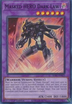 Masked HERO Dark Law (V.1 - Super Rare)⁣ - 25th Anniversary Rarity Collection⁣ (Super Rare)⁣ [025]
